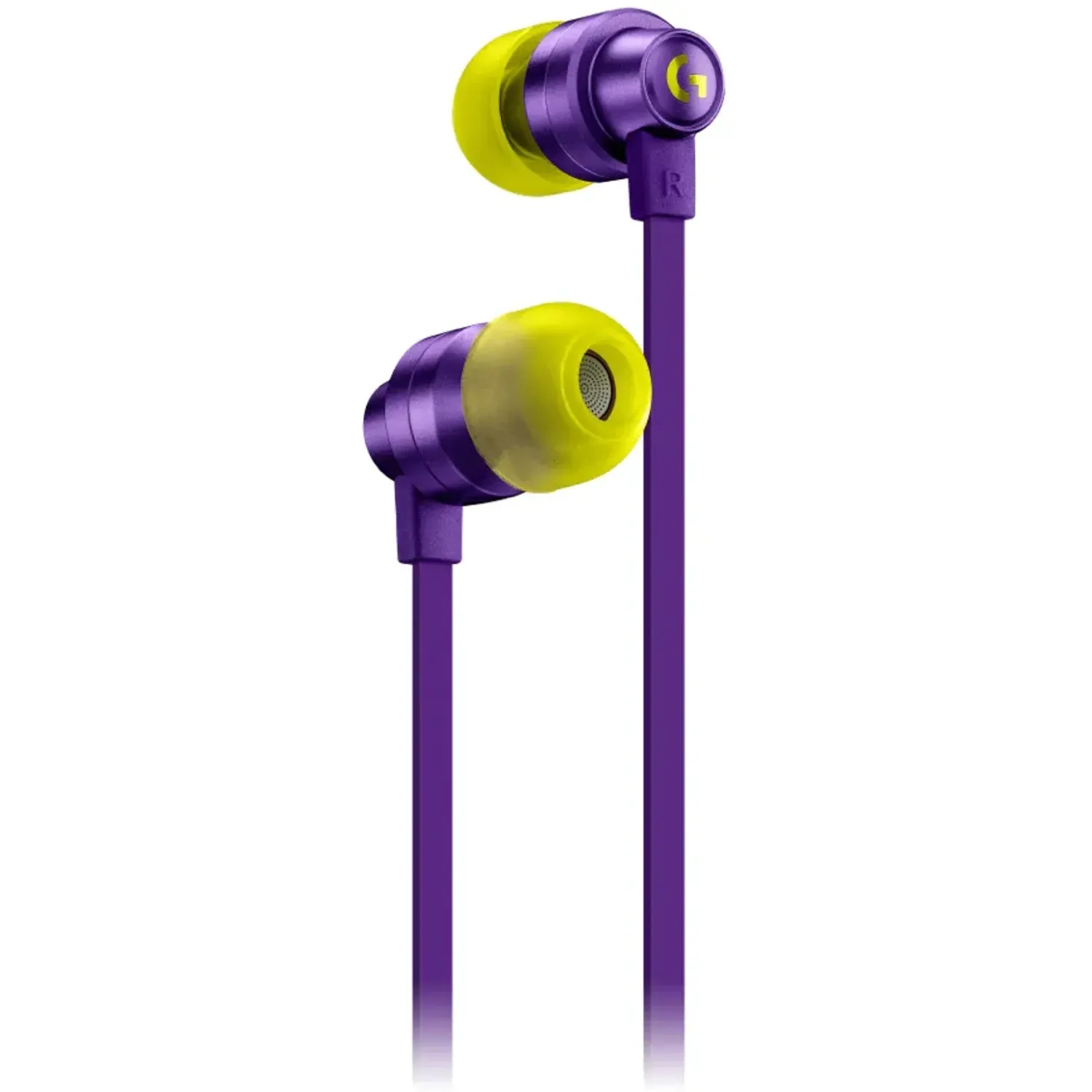 Casti gaming in-ear Logitech G333, Violet fotografia produsului