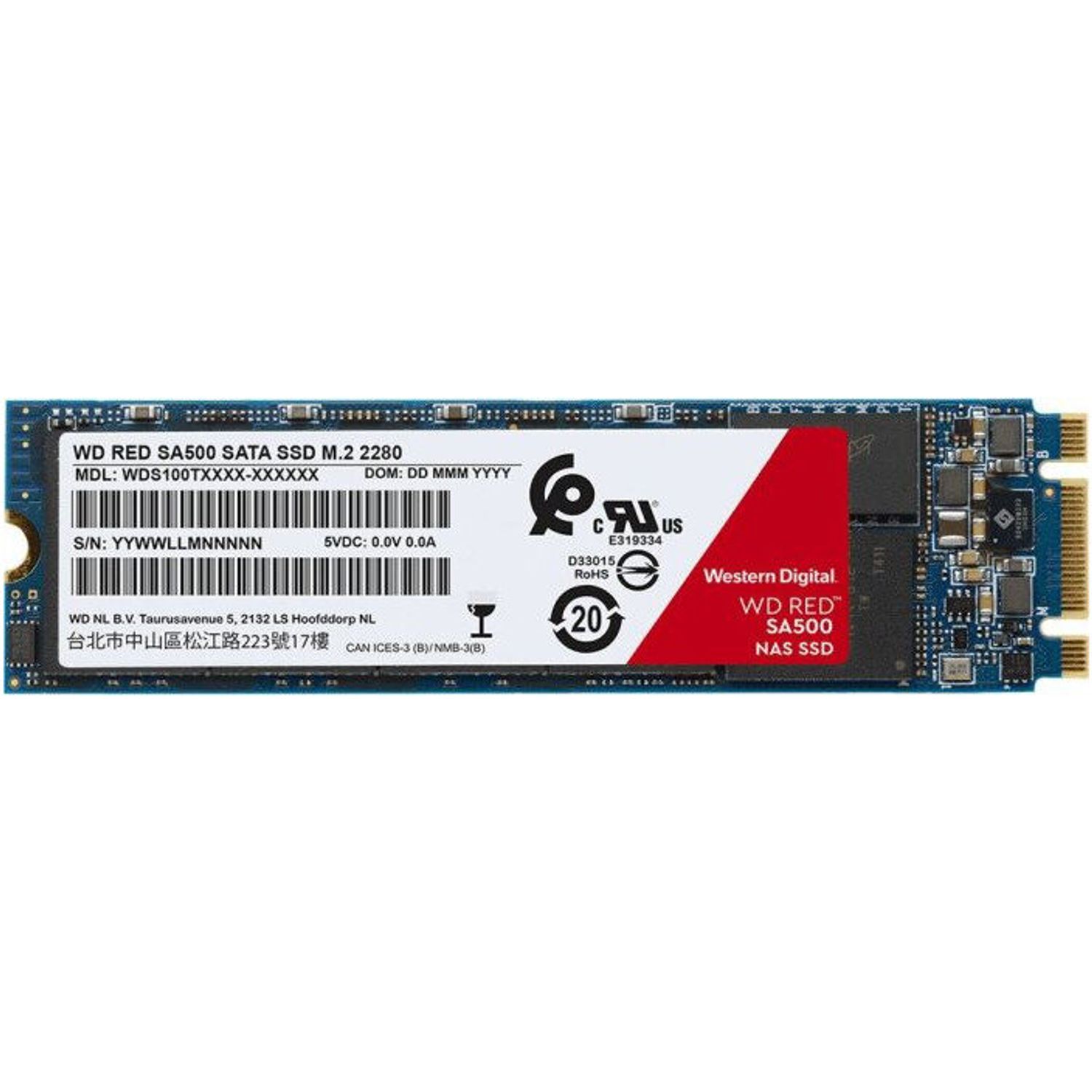 SSD series Red 500GB M2 2280 SATA fotografia produsului View 2 L