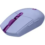 Mouse gaming wireless Logitech G305 LightSpeed Hero 12K DPI, Lilac fotografia produsului View 2 S