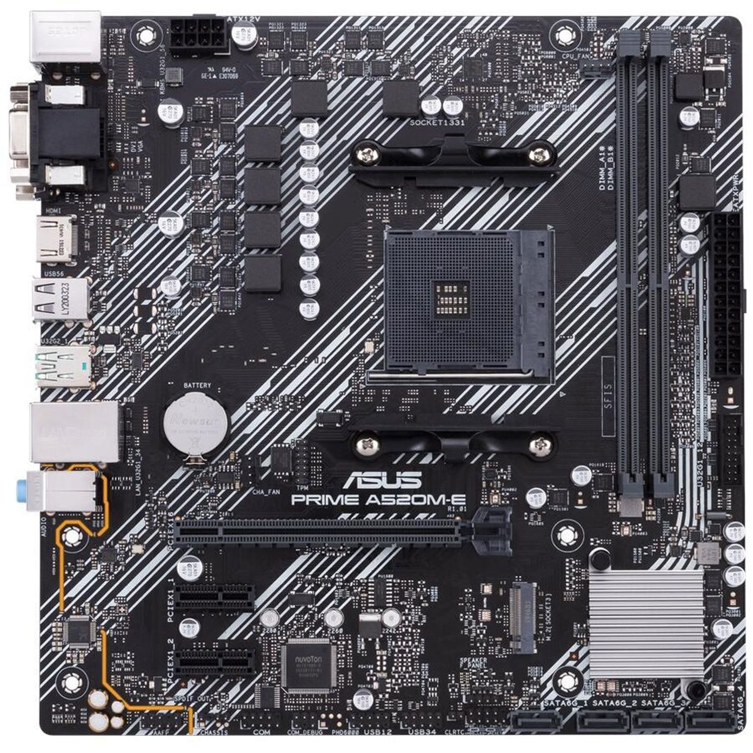 Placa de baza Asus PRIME A520M-E , Socket AM4 fotografia produsului