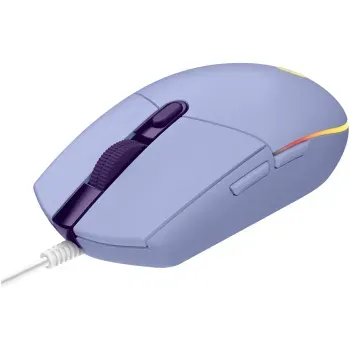Mouse gaming Logitech G102 Lightsync, Lilac elefant.ro imagine noua 2022