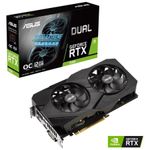 Placa video NVIDIA GeForce RTX 2060 DUAL EVO OC 12GB, GDDR6, 192-bit fotografia produsului