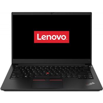 Laptop Lenovo 14” ThinkPad E14 Gen 2, FHD IPS, AMD Ryzen 5 4500U, 8GB DDR4, 256GB SSD, Radeon, No OS, Black elefant.ro imagine noua 2022