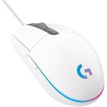 Mouse gaming Logitech G102 Lightsync, 8000 dpi, RGB, Alb fotografia produsului View 2 S