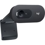 Camera web Logitech C505e HD Webcam Black fotografia produsului View 2 S