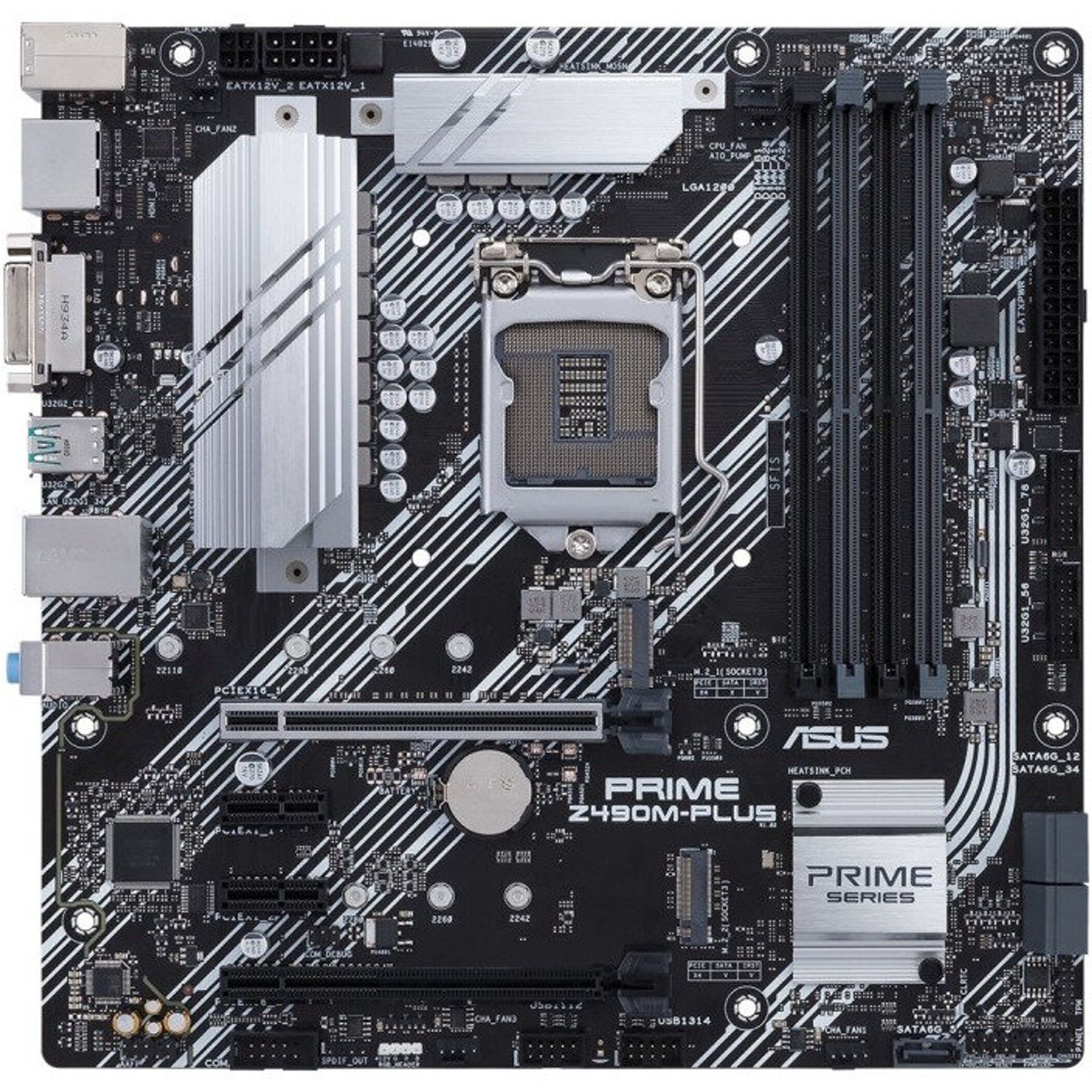 Placa de baza PRIME Z490M-PLUS, Socket 1151 v2 fotografia produsului