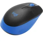 Mouse wireless Logitech M190, Albastru fotografia produsului View 2 S