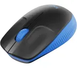 Mouse wireless Logitech M190, Albastru fotografia produsului