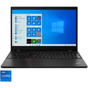 Laptop Lenovo 15.6” ThinkPad L15 Gen 2, FHD IPS, Intel® Core™ i7-1165G7 , 16GB Win 10 Pro, Black elefant.ro imagine noua 2022