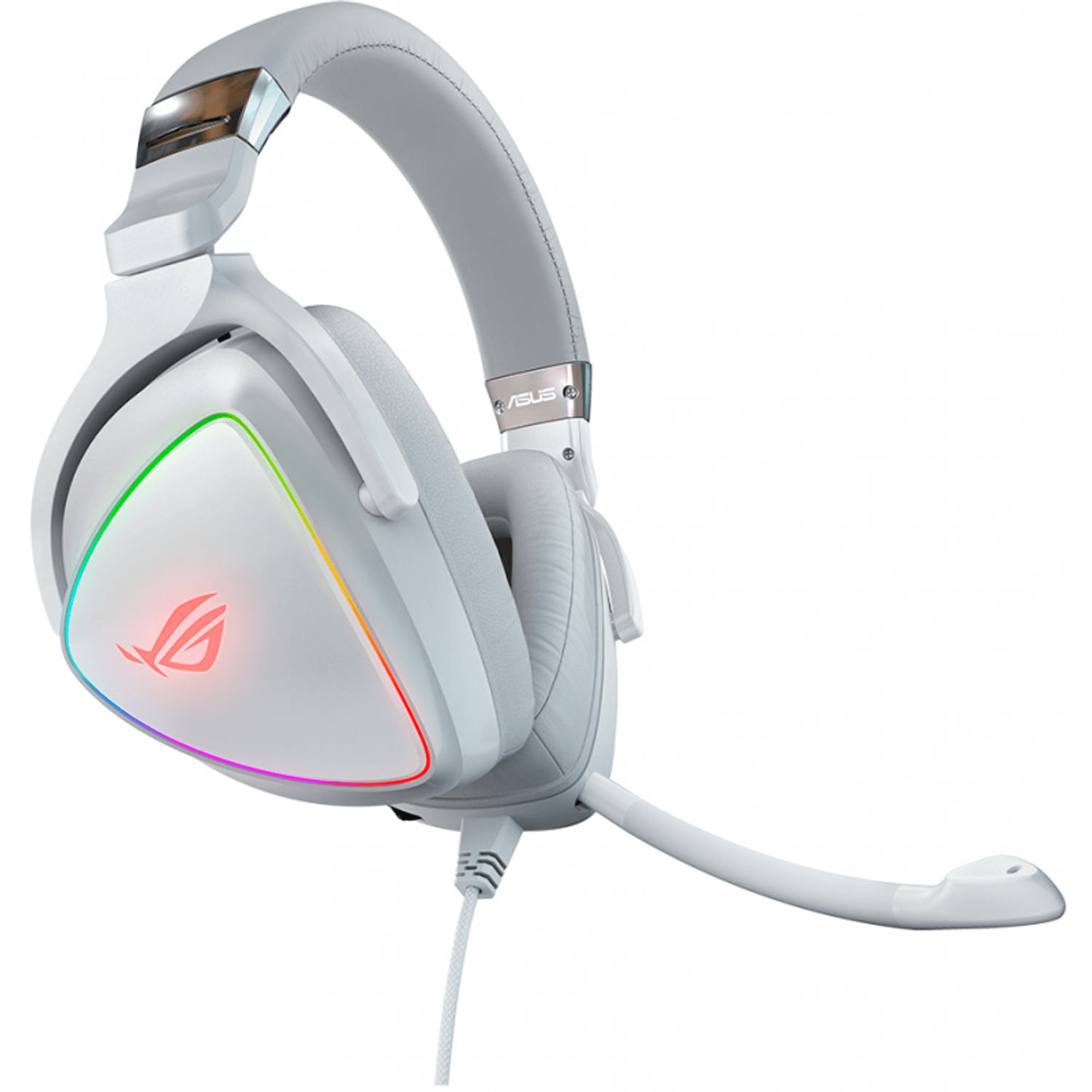 Casti Gaming ASUS ROG Delta RGB White fotografia produsului