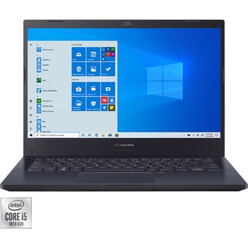 Laptop ASUS 14” ExpertBook P2 P2451FA, FHD, Intel Core i5-10210U, 8GB DDR4, 256GB SSD, GMA UHD, Win 10 Pro, Black ASUS imagine noua 2022