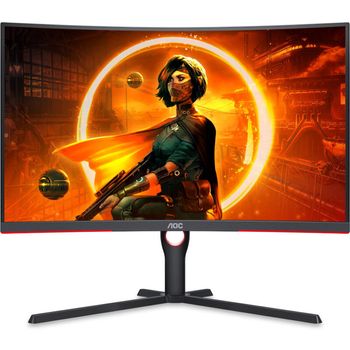 Monitor LED AOC Gaming 24G2U 23.8 inch 1 ms Black FreeSync 144Hz, negru AOC imagine noua 2022