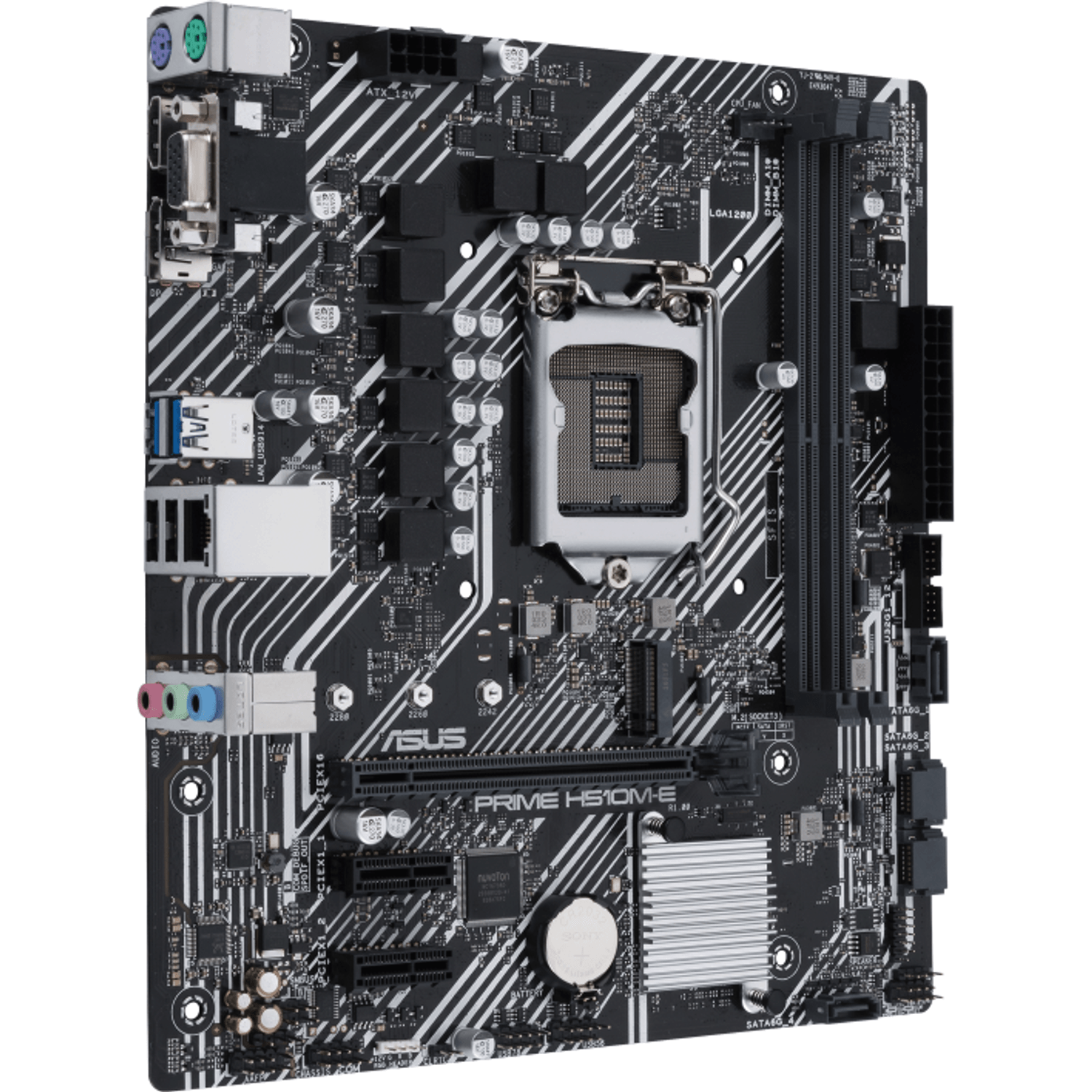Placa de baza PRIME H510M-E ,LGA 1200 fotografia produsului View 2 L
