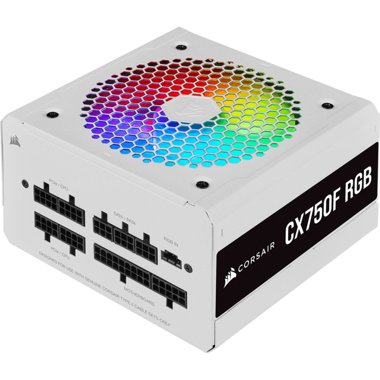 Sursa CX750F RGB White 750W 80+ Bronze fotografia produsului