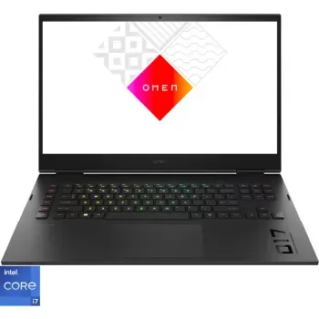 Laptop Gaming OMEN by HP Laptop 17-ck0009nq Intel® Core™ i7-11800H, 17.3″, 144Hz, 16GB, RTX™ 3060 6GB, Black elefant.ro imagine noua 2022