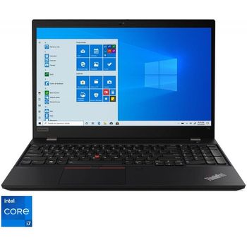 Laptop Lenovo 15.6” ThinkPad T15 Gen 2, FHD IPS, Intel® Core™ i7-1165G7, 16GB Win 10 Pro, Black elefant.ro imagine noua 2022