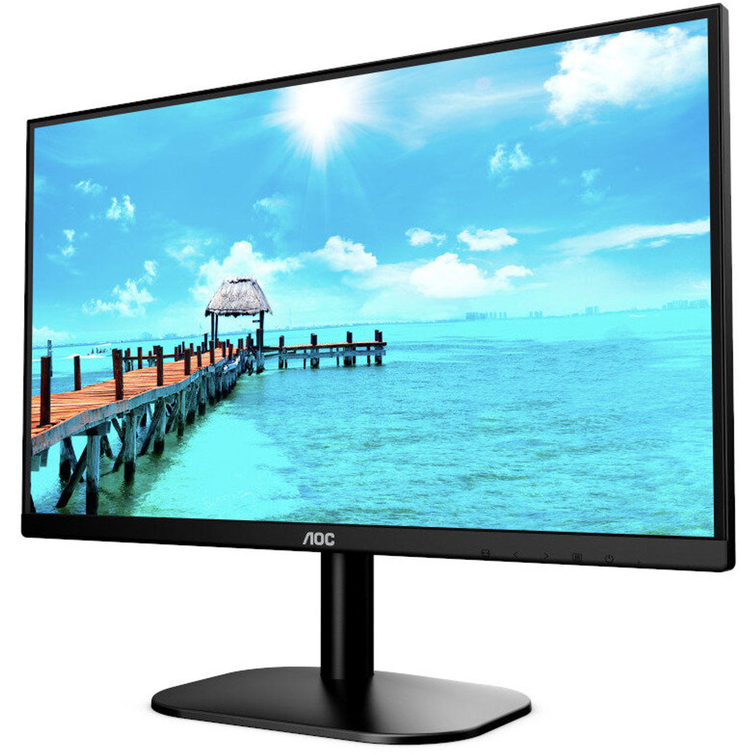 Monitor LED AOC 22B2DM 21.5 inch 4 ms Negru 75 Hz fotografia produsului View 2 L