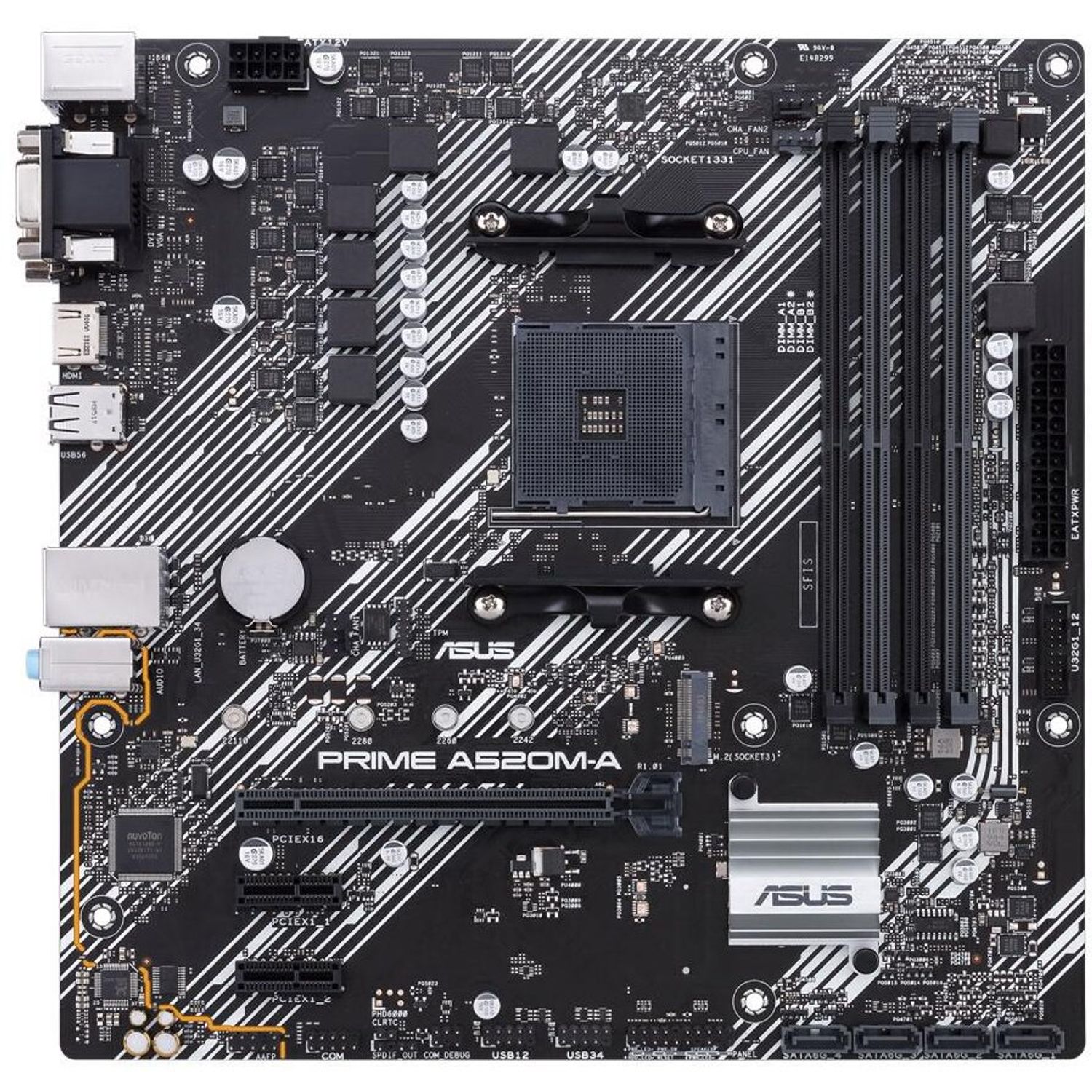 Placa de baza Asus PRIME A520M-A , Socket AM4 fotografia produsului