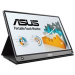 Monitor LED ASUS ZenScreen MB16AMT Touchscreen 15.6 inch Argintiu 60 Hz fotografia produsului View 2 S