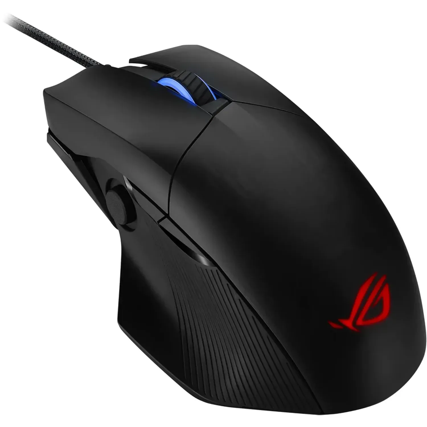 Mouse gaming ASUS ROG Chakram Core, 16000dpi, joystick programabil pe lateral, iluminare Aura Sync, Negru fotografia produsului View 2 L