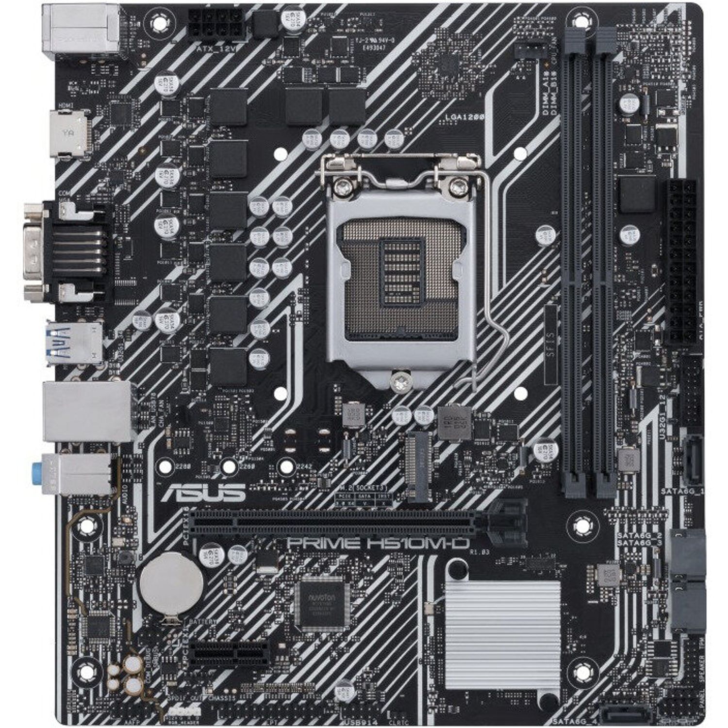 Placa de baza PRIME H510M-D, LGA 1200 fotografia produsului