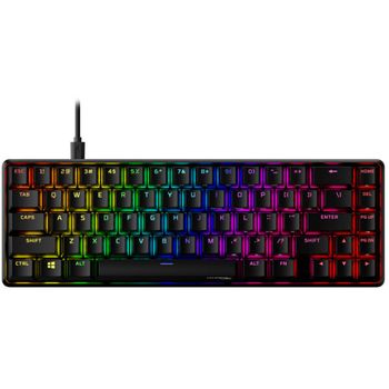 Tastatura mecanica HP HyperX Alloy 65 Aqu, Iluminare RGB, Negru elefant.ro imagine noua 2022