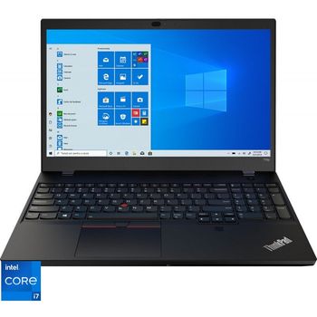 Laptop Lenovo 15.6” ThinkPad T15p Gen 2, UHD IPS, Intel® Core™ i7-11800H , 16GB, GTX 1650 4GB, Win 10 Pro, Black elefant.ro imagine noua 2022