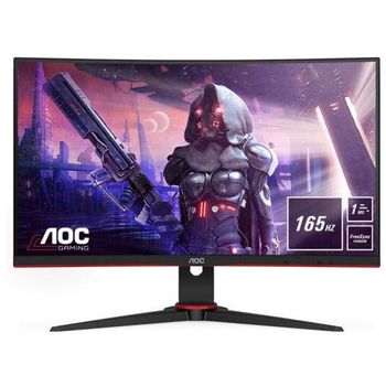 Monitor LED AOC Gaming C24G2AE/BK Curbat 23.6 inch 1 ms Negru FreeSync Premium 165 Hz AOC imagine noua 2022