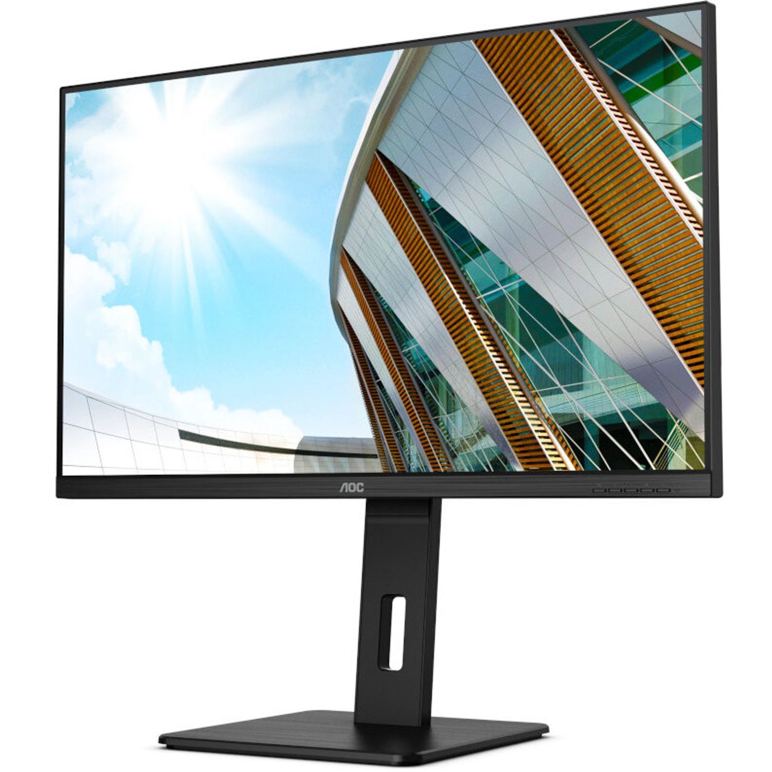 Monitor LED AOC U32P2CA 31.5 inch 4 ms Negru USB-C 60 Hz fotografia produsului View 2 L