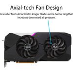 Placa video AMD Radeon DUAL RX 6700 XT OC 12GB, GDDR6, 192bit fotografia produsului View 2 S
