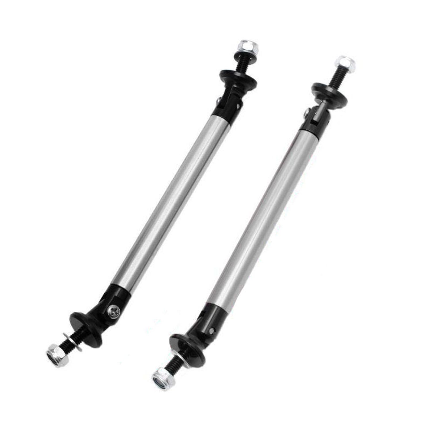 Set 2 tije sustinere prelungire bara, argintiu, 100mm fotografia produsului