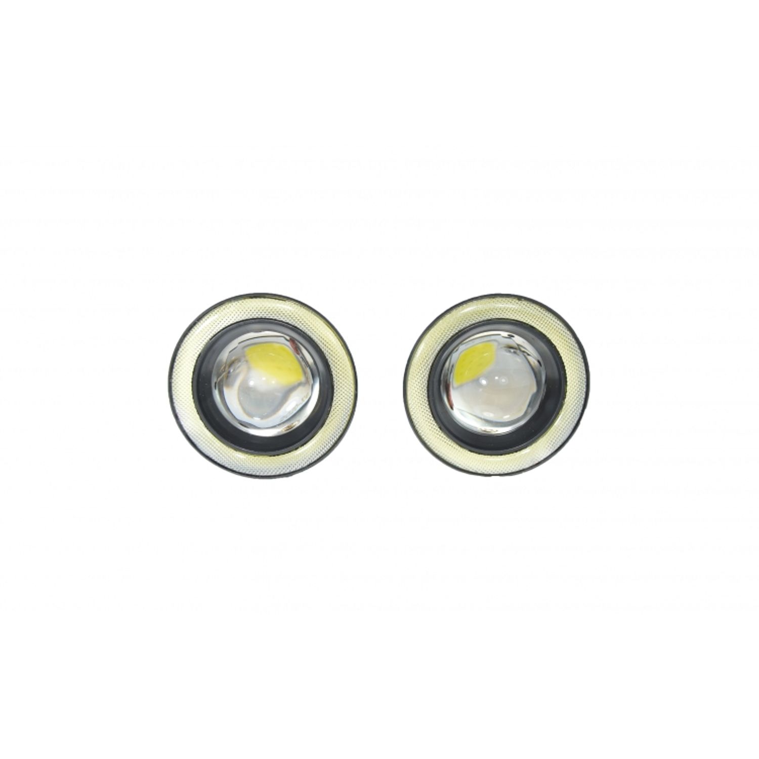 Set 2 proiectoare auto cu LED Angel Eyes, 76mm fotografia produsului View 2 L