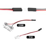 Set 2 Becuri auto LED, 18 SMD, T10/C5W, 5W, 2 modele fotografia produsului View 4 S
