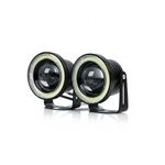 Set 2 proiectoare auto cu LED Angel Eyes, 76mm fotografia produsului
