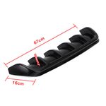 Ornament difuzor bara auto, universal, negru, 67 cm fotografia produsului View 3 S