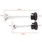 Set claxon cu 2 goarne si compresor, 12V fotografia produsului View 3 S