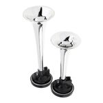 Set claxon cu 2 goarne si compresor, 12V fotografia produsului View 2 S