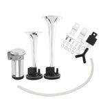 Set claxon cu 2 goarne si compresor, 12V fotografia produsului View 5 S
