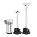 Set claxon cu 2 goarne si compresor, 12V fotografia produsului