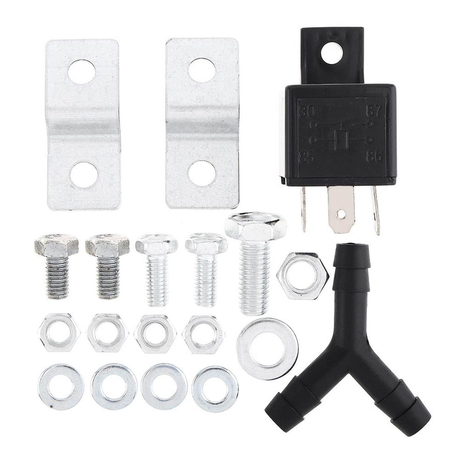 Set claxon cu 2 goarne si compresor, 12V fotografia produsului View 4 L