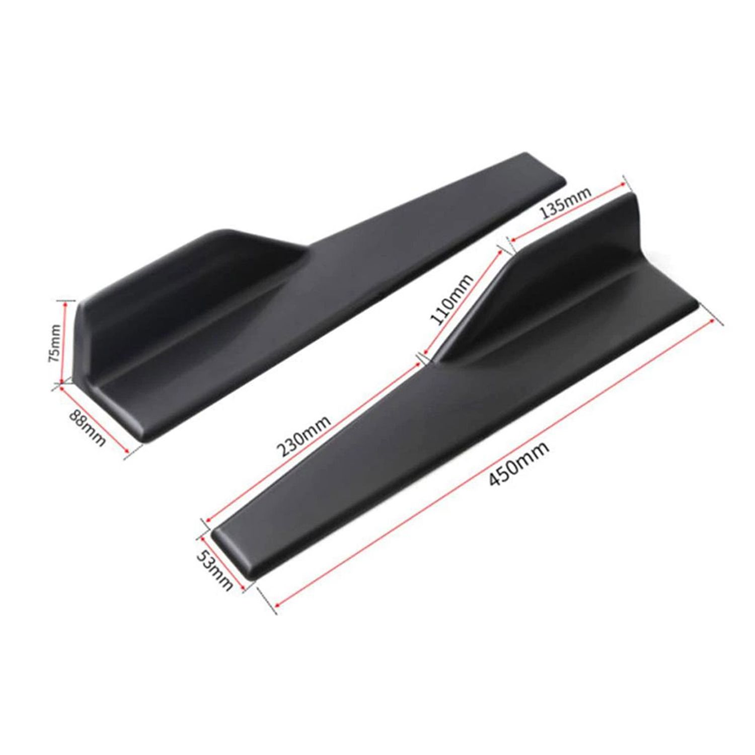 Set 2 ornamente extensii praguri laterale, universal, 45cm fotografia produsului View 5 L