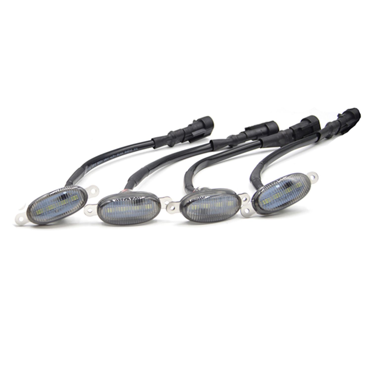 Set 4 Lumini de zi, decoratie grila radiator, 24W, 2 modele fotografia produsului View 2 L