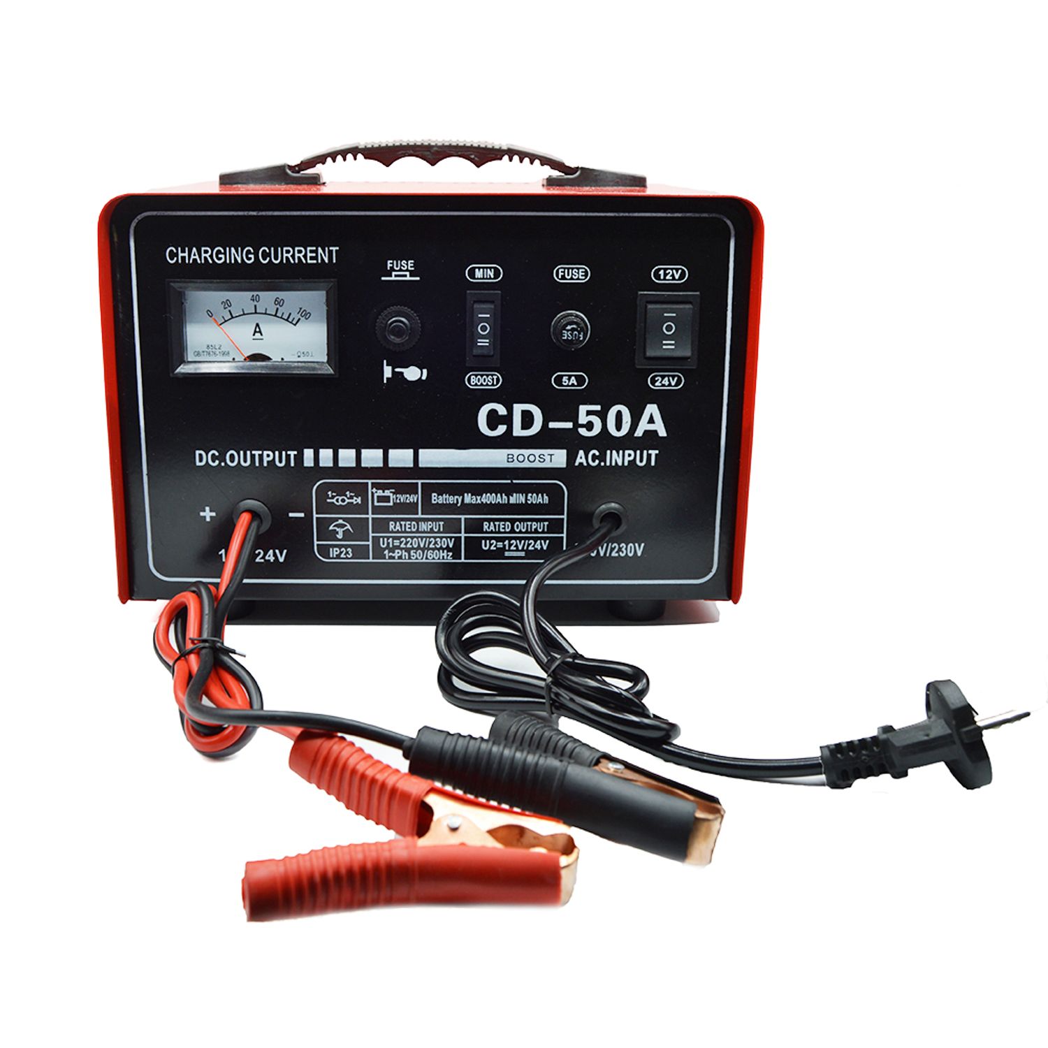 Redresor auto CD50A, 12/24V fotografia produsului