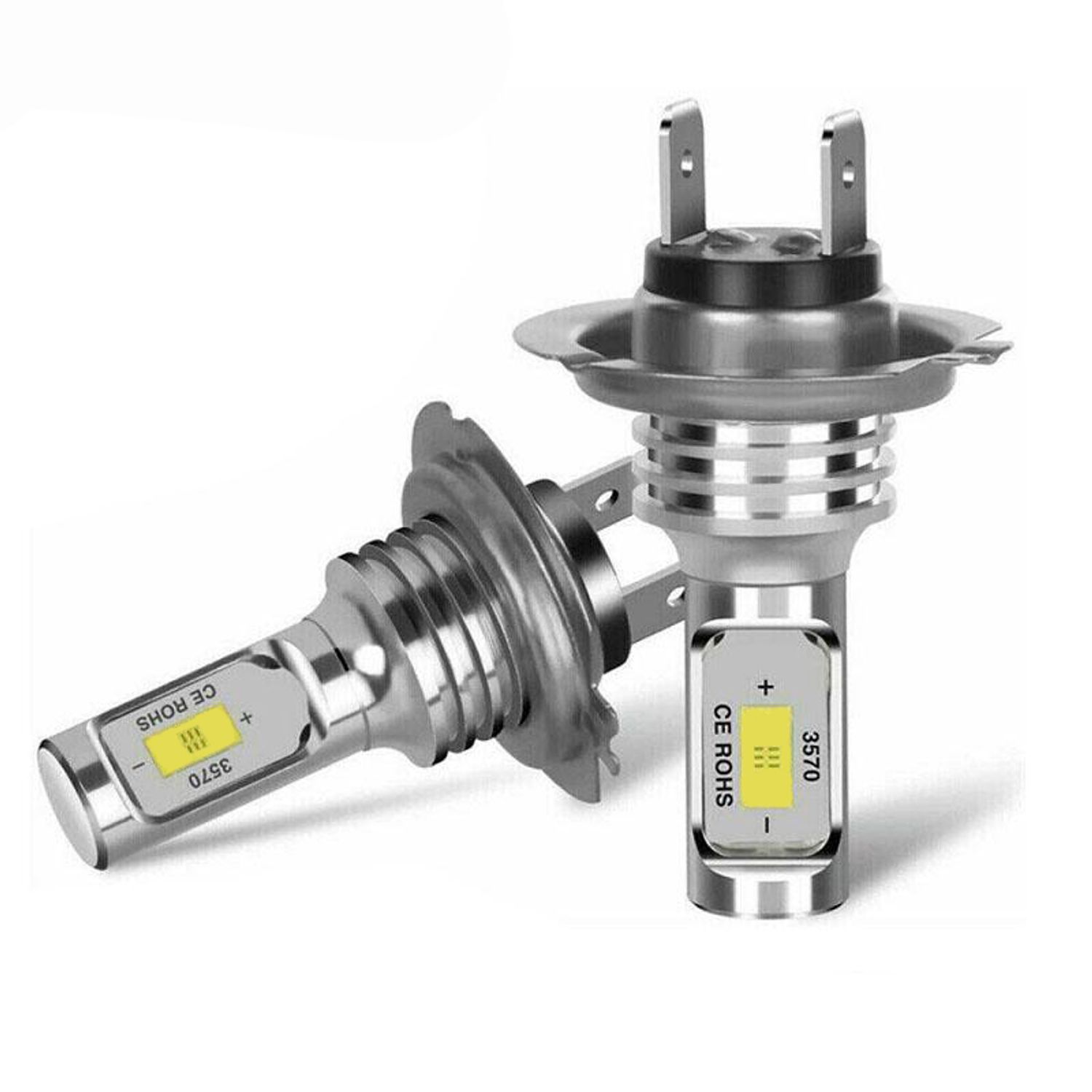 Set 2 Becuri auto H7, 12 LED SMD/bec, 160W/set fotografia produsului View 2 L