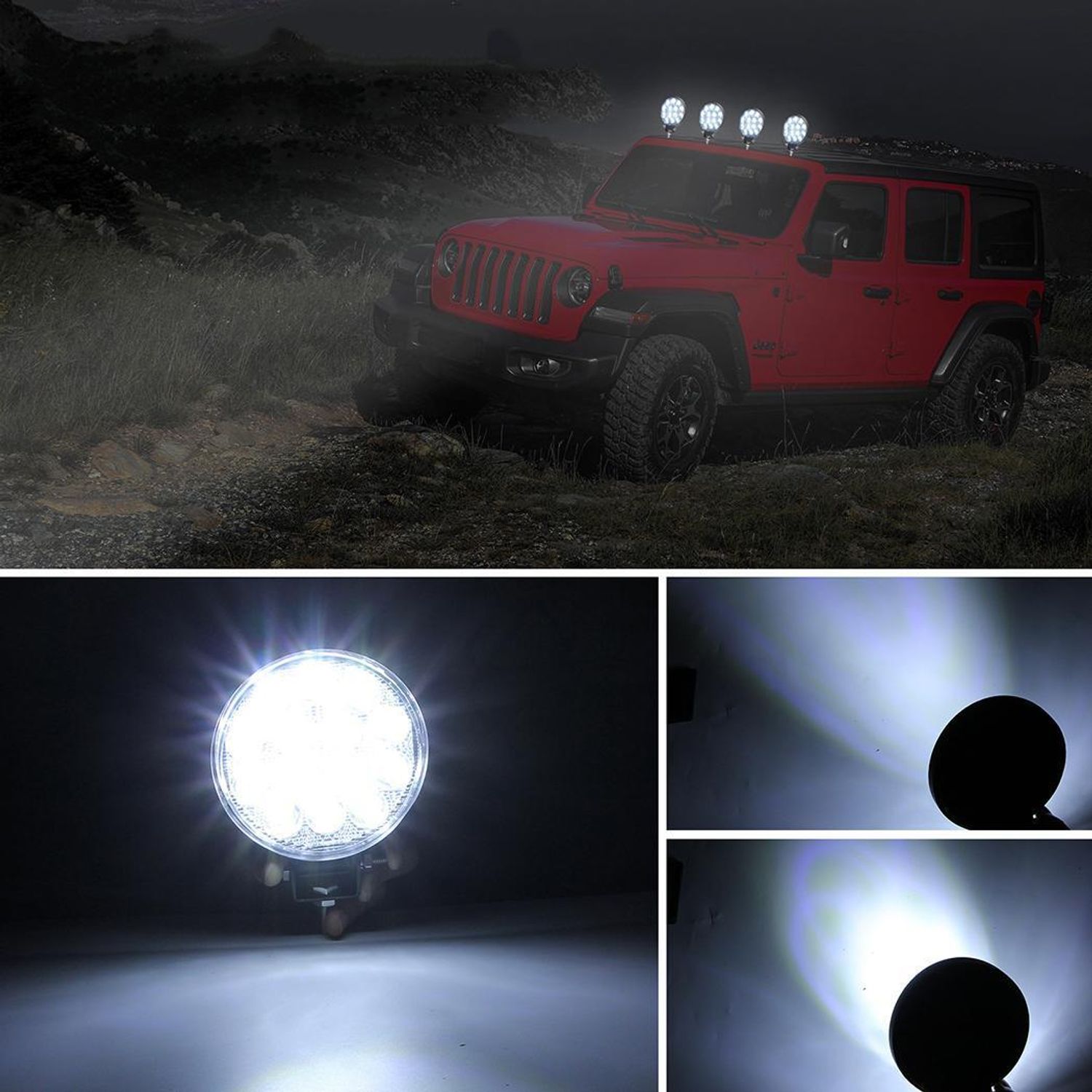 Set 2 x Proiectoare auto 9LED, 25mm, 27W fotografia produsului View 2 L