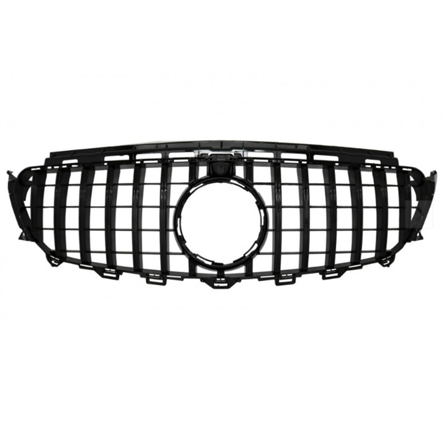 Grila centrala Mercedes Benz E Class, design negru sau argintiu fotografia produsului View 2 L