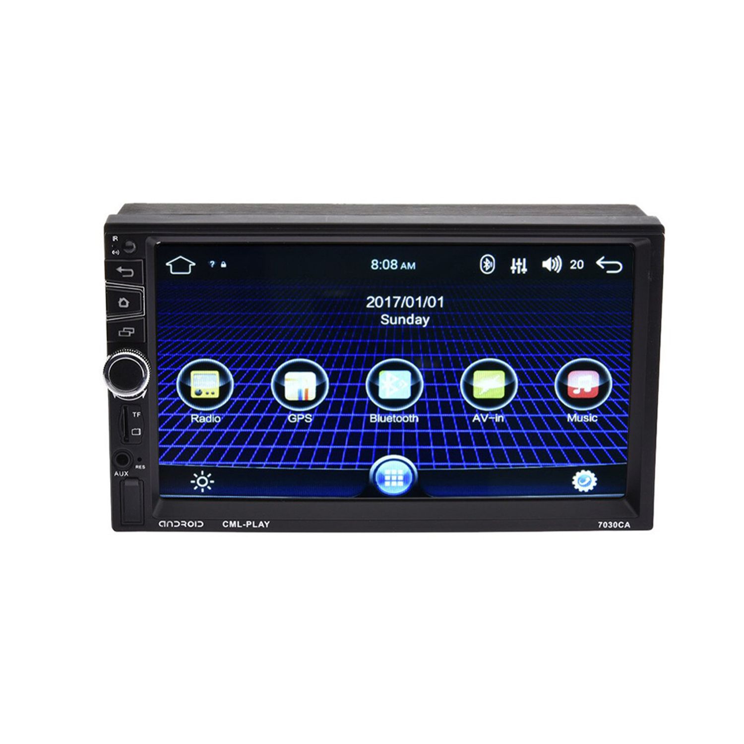 MP5 Player auto 2DIN 7030CA, LCD TFT 7&acirc;&euro;, BT, GPS, Mirror Link fotografia produsului View 4 L