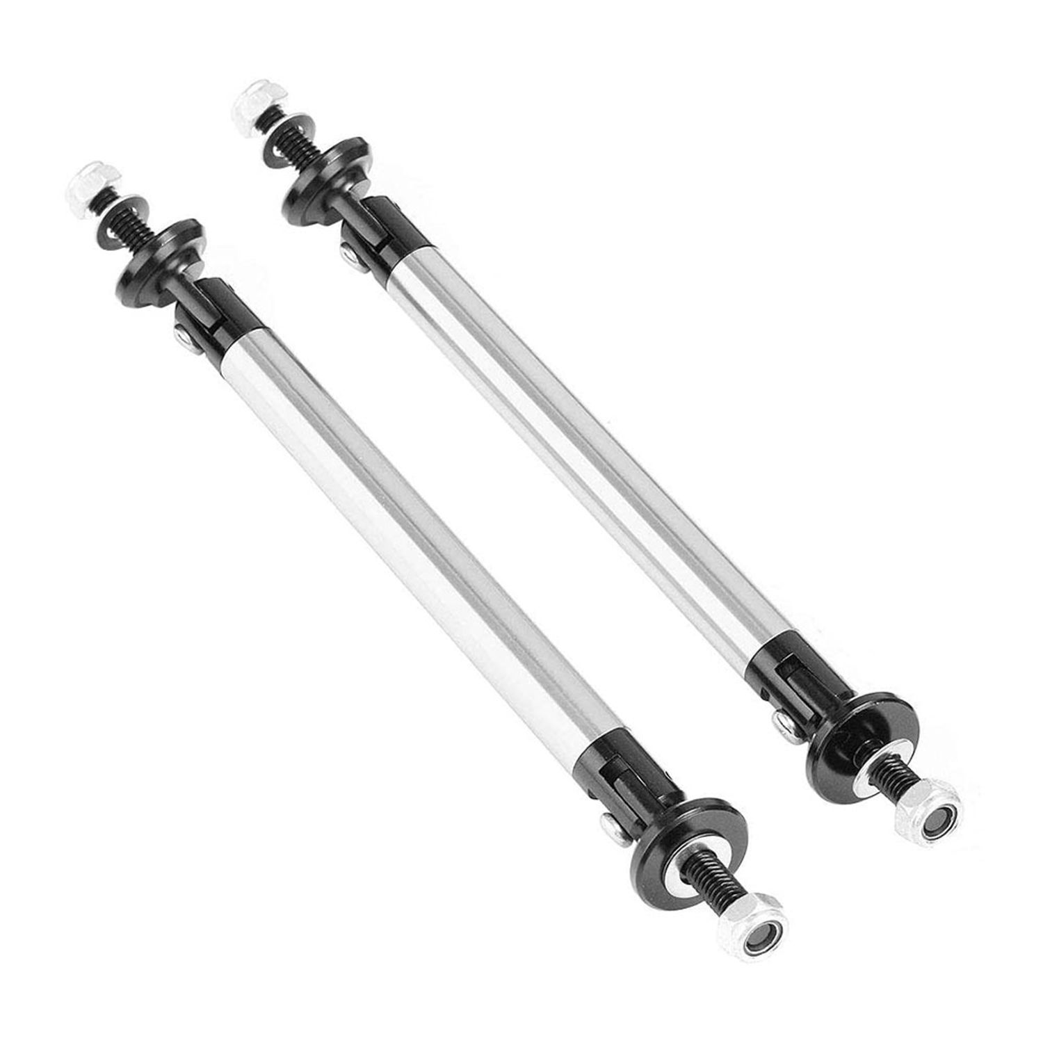 Set 2 tije sustinere prelungire bara, argintiu, 150mm fotografia produsului