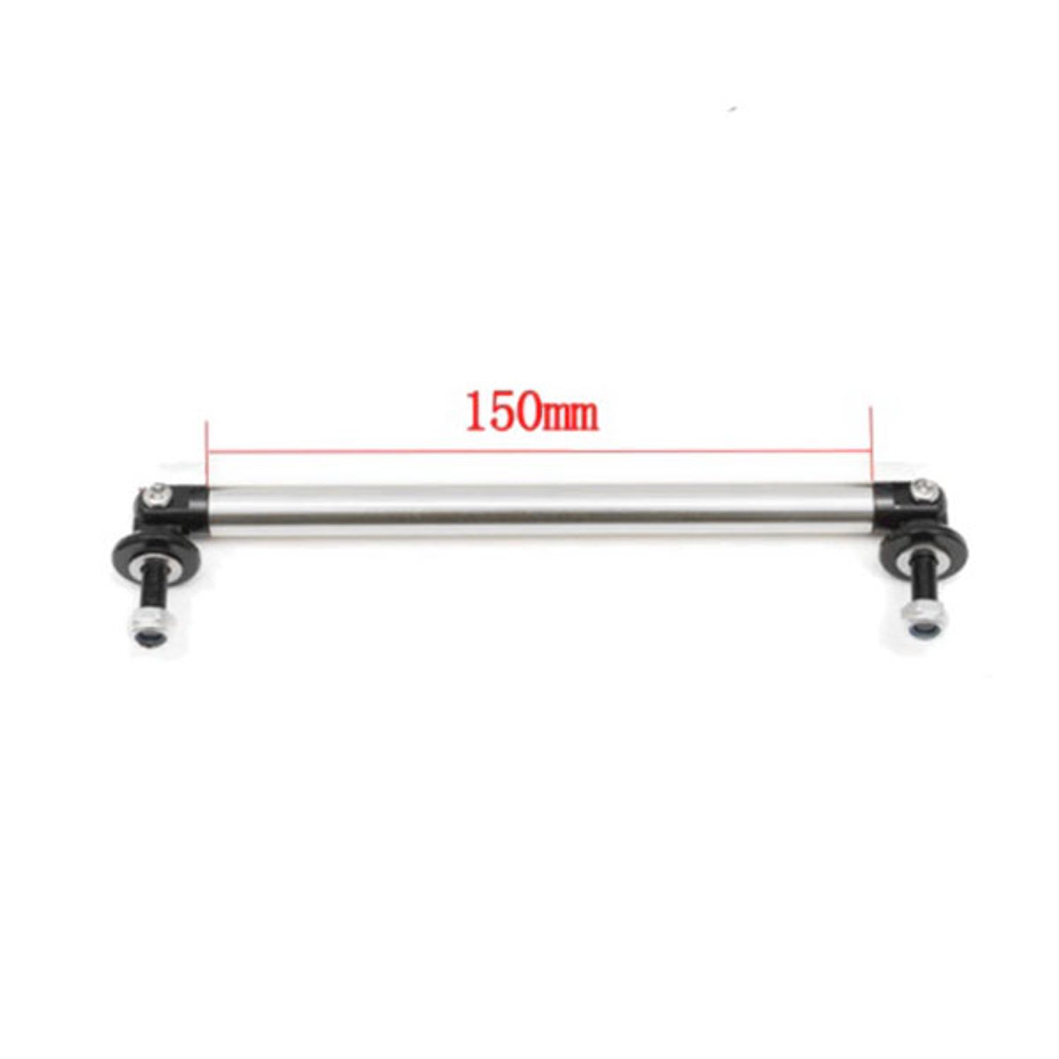 Set 2 tije sustinere prelungire bara, argintiu, 150mm fotografia produsului View 3 L