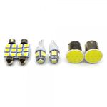 Set 3 x Becuri auto LED SMD, 3W, 6500k fotografia produsului
